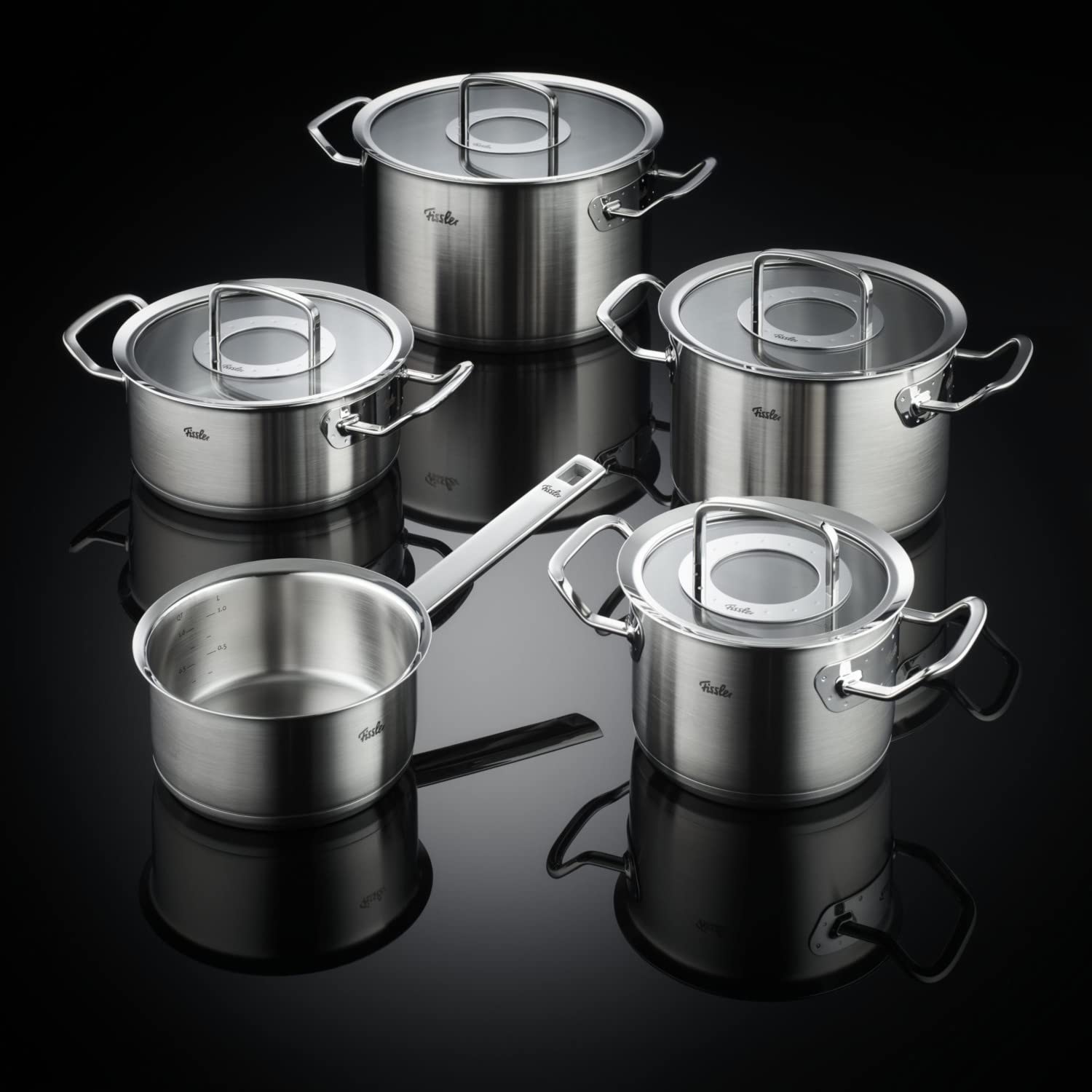 鍋  -  Fissler フィスラー・プロコレクション 5点セット Amazon | フィスラー オリジナル プロフィコレクション ステンレス